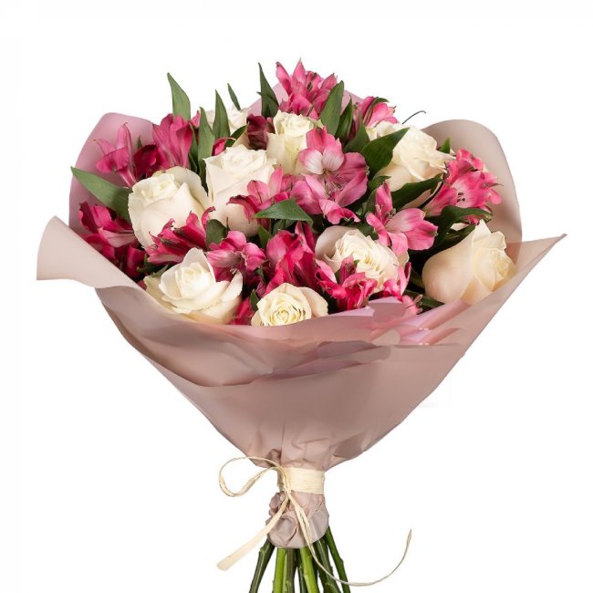 Букет цветов "Заря"